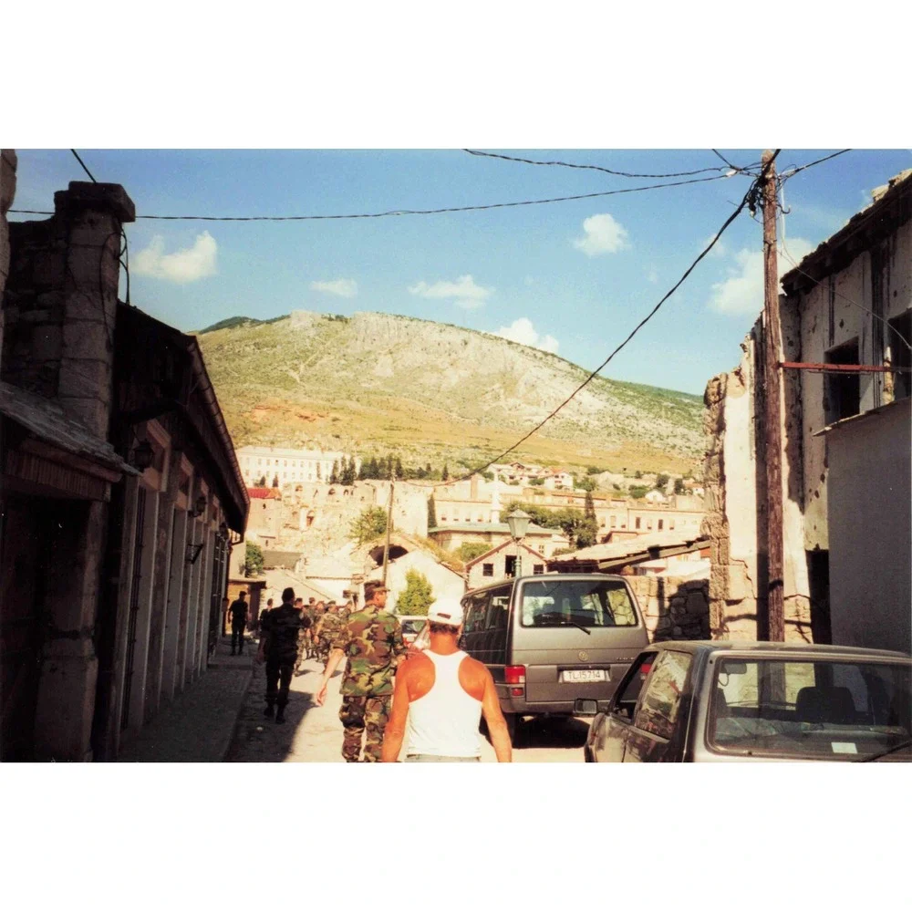 Vintage 1999 Bosnia Mostar SFOR US Soldiers War-Damaged Town Photo Lot of 8 - Picture 8 of 8